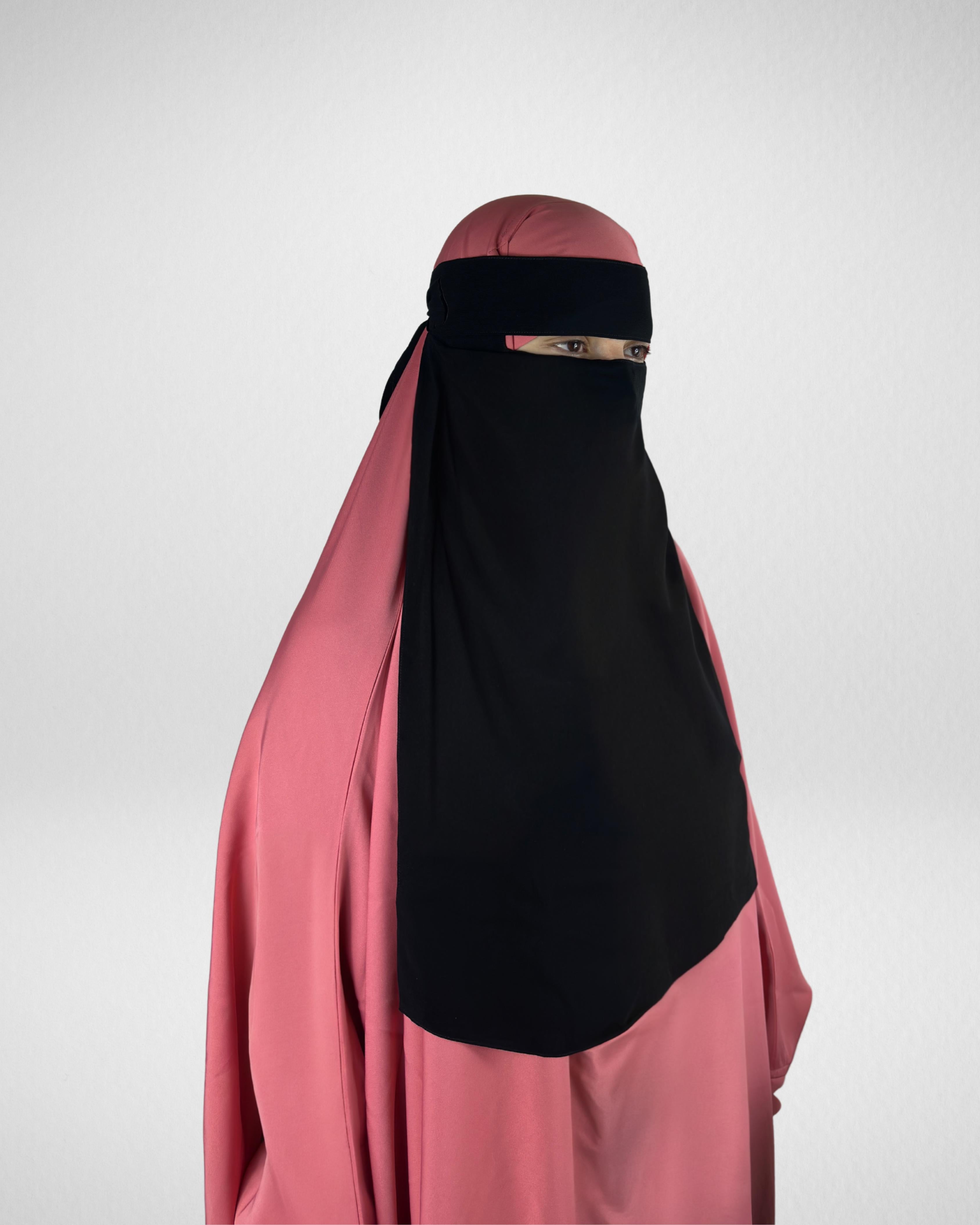 Long Single Niqab - Non Pinch